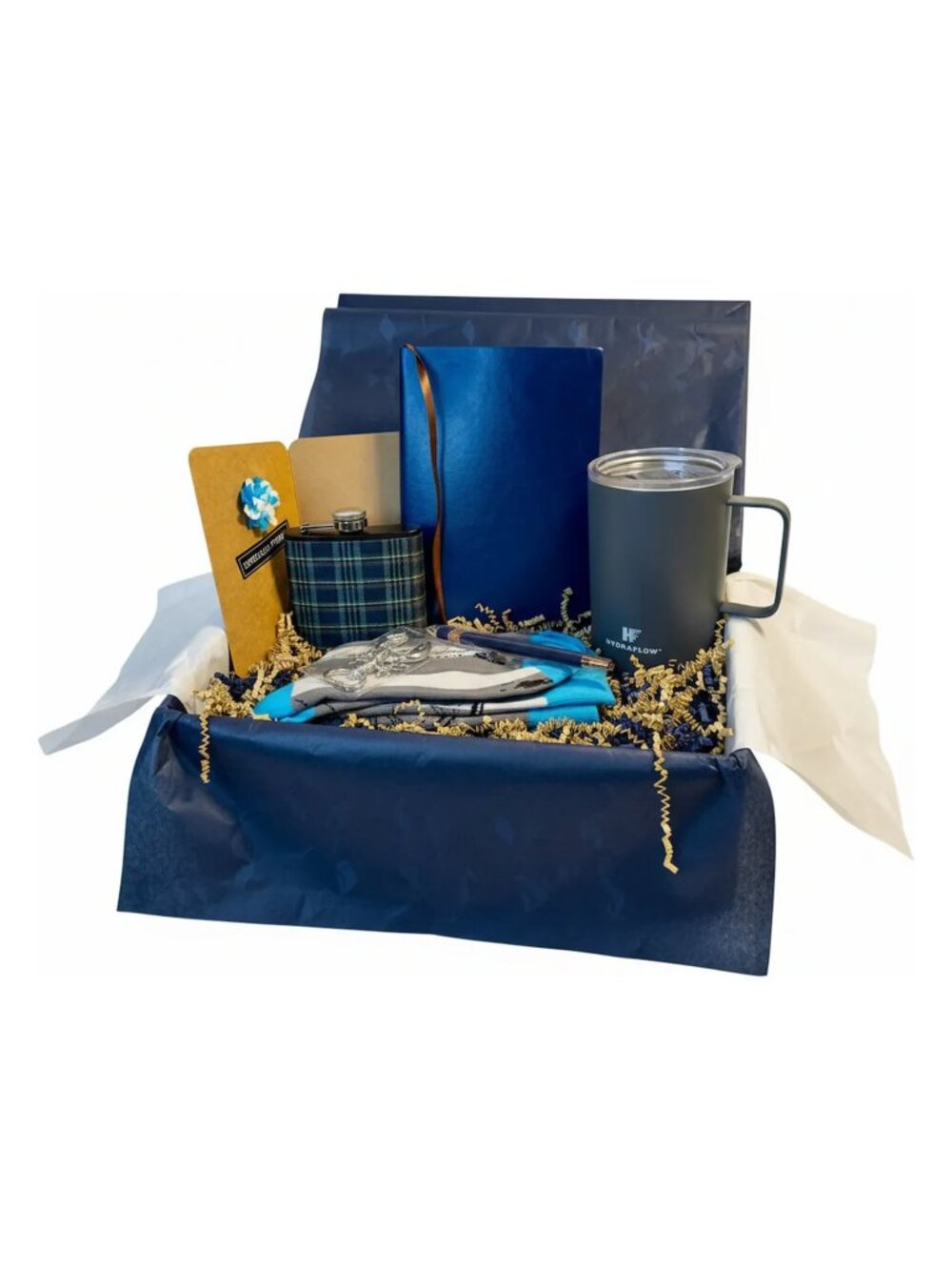 Men’s Birthday Gift Box | Tumbler, Flask, Socks & Bottle Opener